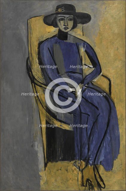 Portrait of Greta Prozor, 1916. Creator: Henri Matisse.