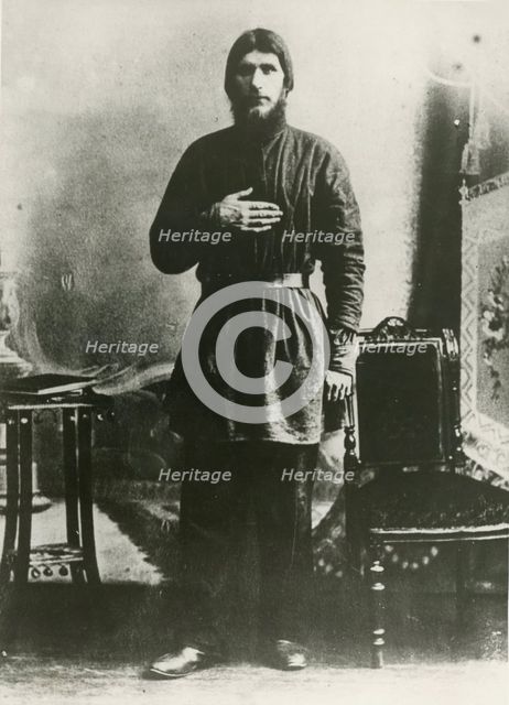 Portrait of Grigori Yefimovich Rasputin (1869-1916), c. 1909.