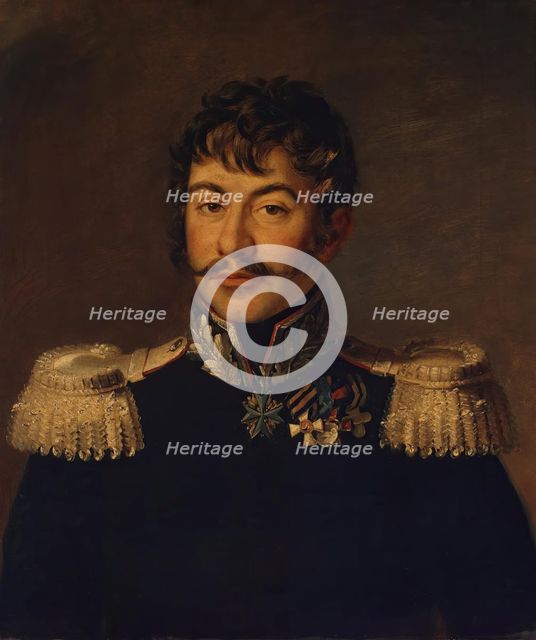 Portrait of Grigory D. Ilovaisky (1778-1847) (9th), 1824. Creators: George Dawe, Workshop of George Dawe.