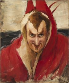 Portrait of Grigory Grigoryevich Ge (1867-1942) as Mephistopheles, 1890s