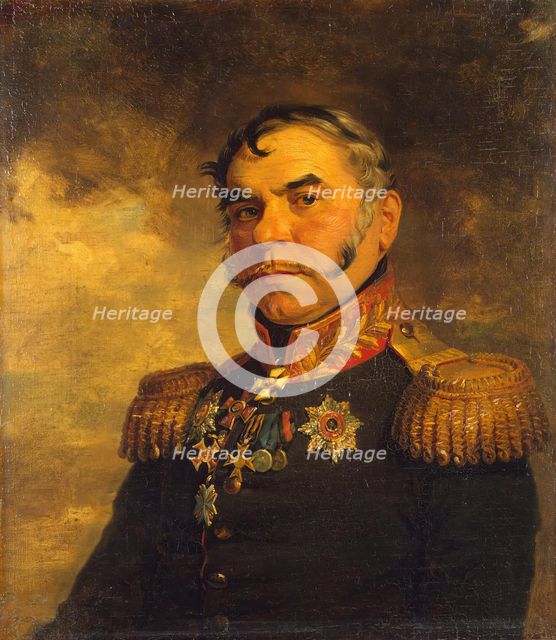 Portrait of Grigory I. Lisanevich (1756-1832), 1822. Creator: Workshop of George Dawe.
