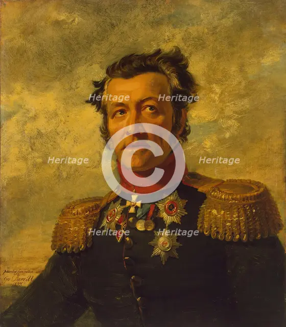 Portrait of Grigory M. Berg (1765-1833 or 1838) (1st), 1822. Creator: George Dawe.