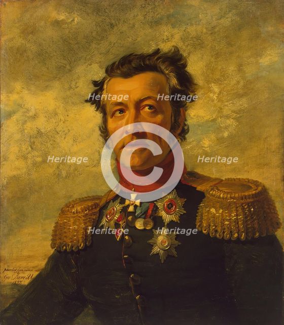 Portrait of Grigory M. Berg (1765-1833 or 1838) (1st), 1822. Creator: George Dawe.