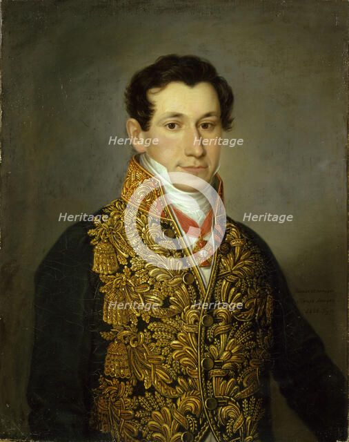 Portrait of Grigory Mitusov (1795-1871), 1826. Artist: Levitsky, Dmitri Grigorievich (1735-1822)