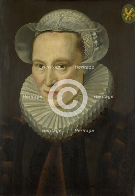 Portrait of Grietje Pietersdr Codde (1538-1607), 1586. Creator: Adriaen Thomasz Key.