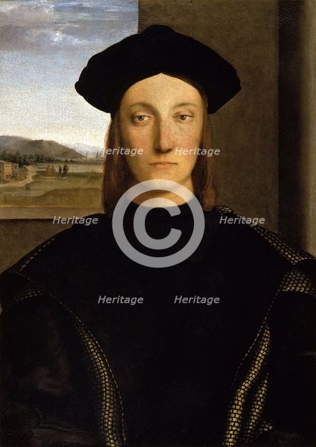 Portrait of Guidobaldo da Montefeltro (1472-1508), Duke of Urbino , ca 1506.