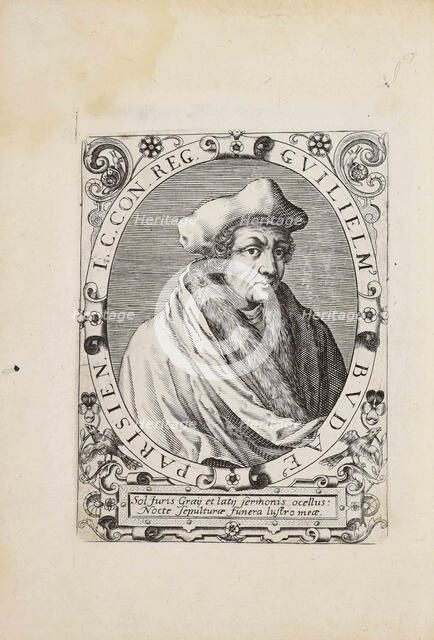 Portrait of Guillaume Budé (1467-1540) , 1627. Creator: Anonymous.