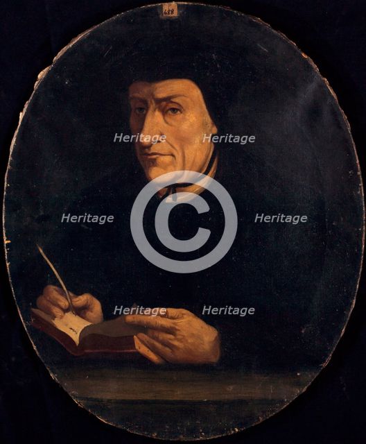 Portrait of Guillaume Budé (1467-1540), humanist, August 22, 1869. Creator: Jean Amable Amedee Pastelot.