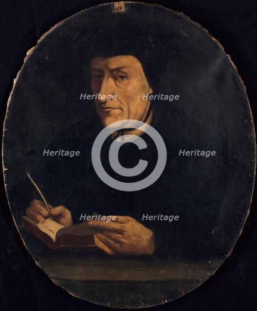 Portrait of Guillaume Budé (1467-1540), humanist, August 22, 1869. Creator: Jean Amable Amedee Pastelot.