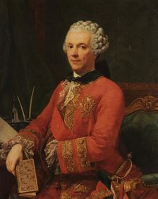 Portrait of Guillaume Du Tillot (1711-1774), c1760. Creator: Ferrari, Pietro Melchiorre (1735-1787)