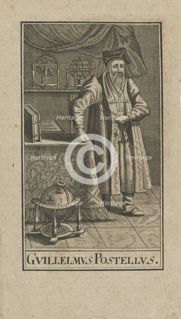 Portrait of Guillaume Postel (1510-1581) , before 1740. Creator: Anonymous.