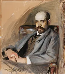 Portrait of Gunnar Berndtson, 1892-1894. Creator: Eero Jarnefelt
