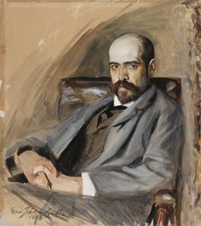 Portrait of Gunnar Berndtson, 1892-1894. Creator: Eero Jarnefelt