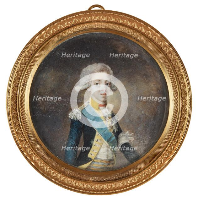 Portrait of Gustav IV Adolf of Sweden, 1792. Artist: Lafrensen, Niclas (1737-1807)