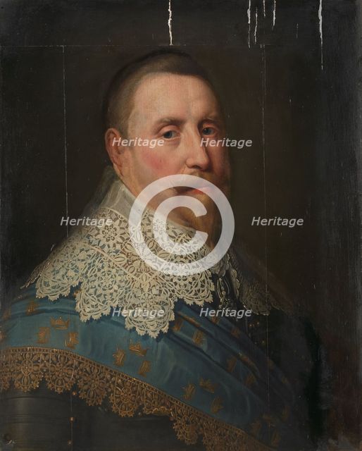 Portrait of Gustav II Adolf (1594-1632), King of Sweden, in or after c.1633. Creator: Unknown.
