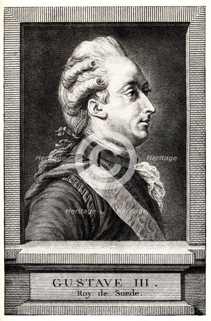Portrait of Gustav III of Sweden, Early 19th cen.. Artist: Anonymous  
