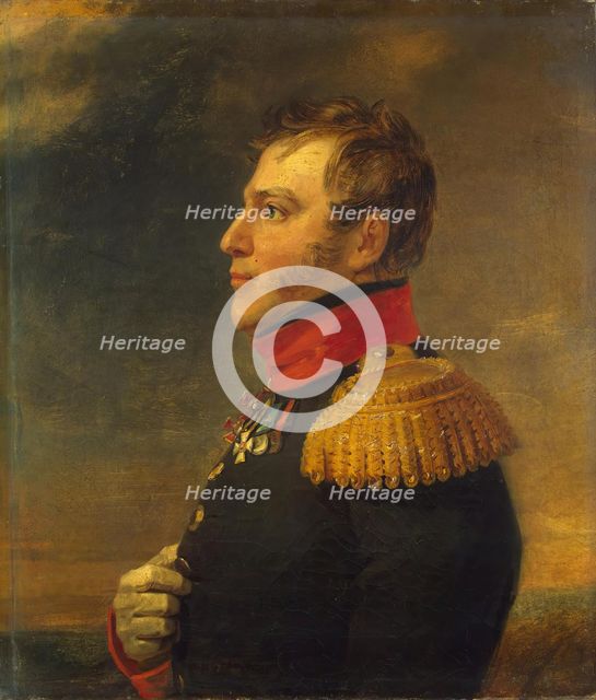 Portrait of Gustav Kh. Schele (1759/60-1820), 1824. Creator: Workshop of George Dawe.