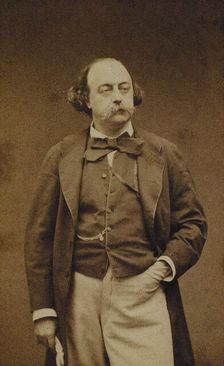Portrait of Gustave Flaubert (1821-1880), 1860. Creator: Carjat, Étienne (1828-1906)