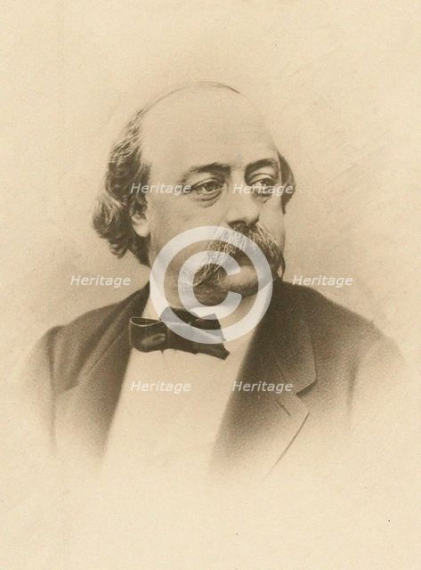 Portrait of Gustave Flaubert (1821-1880), ca 1867. Creator: Nadar, Gaspard-Félix (1820-1910).