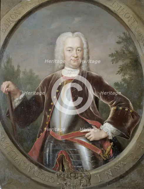 Portrait of Gustaaf Willem, Baron van Imhoff, Governor-General of the Dutch East India Company, 1742 Creator: Jan Maurits Quinkhard.