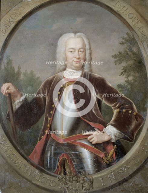 Portrait of Gustaaf Willem, Baron van Imhoff, Governor-General of the Dutch East India Company, 1742 Creator: Jan Maurits Quinkhard.