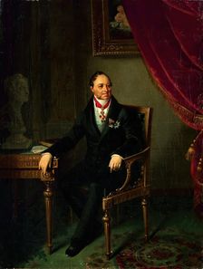 Portrait of D.P.Tatischev, 19th century. Creator: Unknown