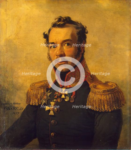 Portrait of Dmitry M. Yuzefovich (1777-1821), 1822. Creator: George Dawe.