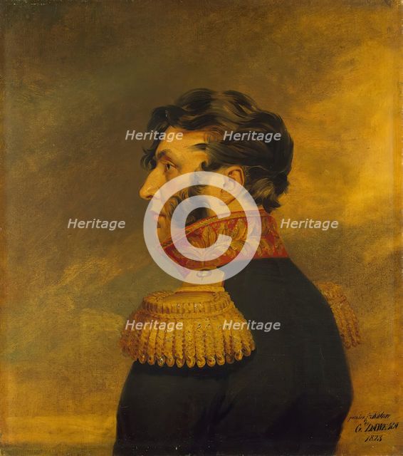 Portrait of Dmitry A. Levin (1777-1839), 1823. Creator: George Dawe.