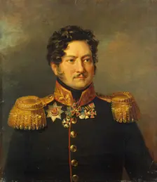 Portrait of Dmitry L. Ignatyev (1771-1833), 1822. Creator: Workshop of George Dawe