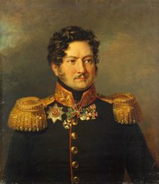 Portrait of Dmitry L. Ignatyev (1771-1833), 1822. Creator: Workshop of George Dawe