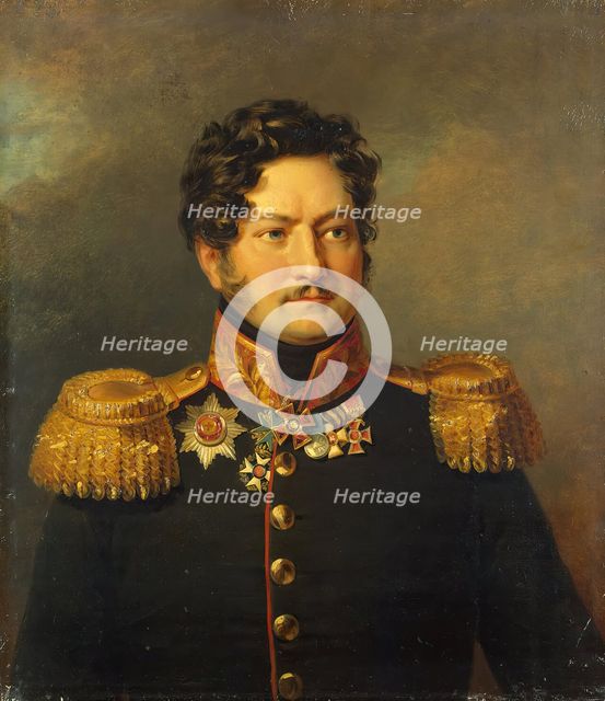 Portrait of Dmitry L. Ignatyev (1771-1833), 1822. Creator: Workshop of George Dawe.