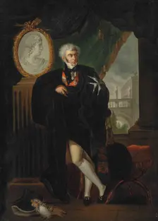 Portrait of Dmitry Lvovich Naryshkin (1758-1838), Early 19th cen.