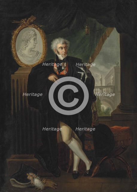 Portrait of Dmitry Lvovich Naryshkin (1758-1838), Early 19th cen..
