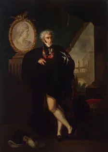 Portrait of Dmitry Lvovich Naryshkin (1758-1838), Early 19th cen.. Artist: Guttenbrunn, Ludwig (1750-1819)