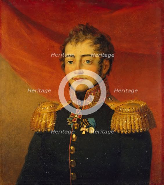 Portrait of Dmitry P. Lyapunov (1775-1821), 1822. Creator: Workshop of George Dawe.