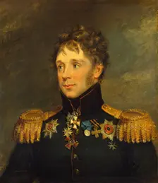 Portrait of Dmitry P. Rezvy (1762-1823), 1822. Creator: Workshop of George Dawe