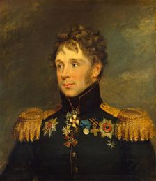 Portrait of Dmitry P. Rezvy (1762-1823), 1822. Creator: Workshop of George Dawe