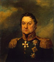 Portrait of Dmitry S. Dokhturov (1756/59-1816), 1819. Creators: George Dawe, Workshop of George Dawe
