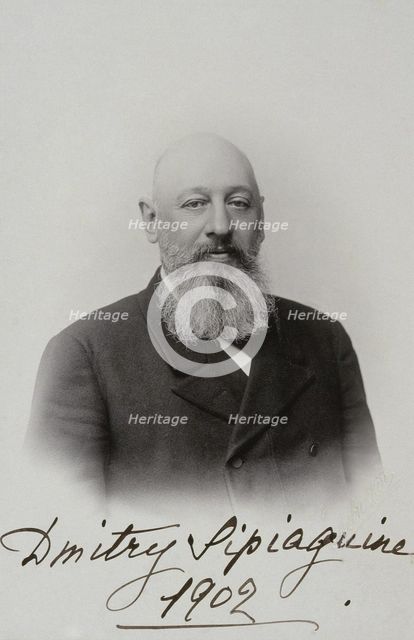 Portrait of Dmitry Sergeyevich Sipyagin (1853-1902), 1902. Artist: Levitsky, Sergei Lvovich (1819-1898)