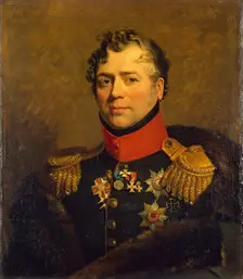 Portrait of Dmitry V. Golitsyn (1771-1844), 1822. Creator: George Dawe