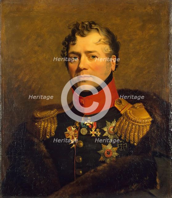 Portrait of Dmitry V. Golitsyn (1771-1844), 1822. Creator: George Dawe.