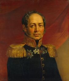 Portrait of Dmitry V. Lyalin (1772-1847/48), 1828. Creator: George Dawe