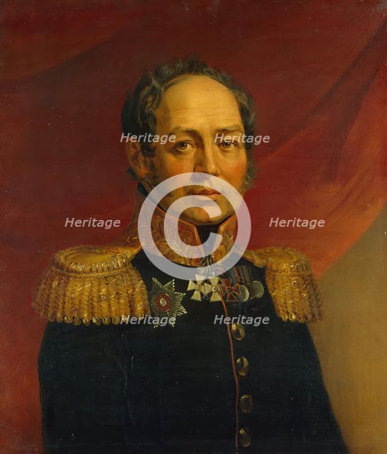 Portrait of Dmitry V. Lyalin (1772-1847/48), 1828. Creator: George Dawe.