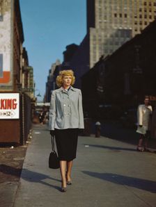 Portrait of Dottie Reid, New York, N.Y., 1946. Creator: William Paul Gottlieb