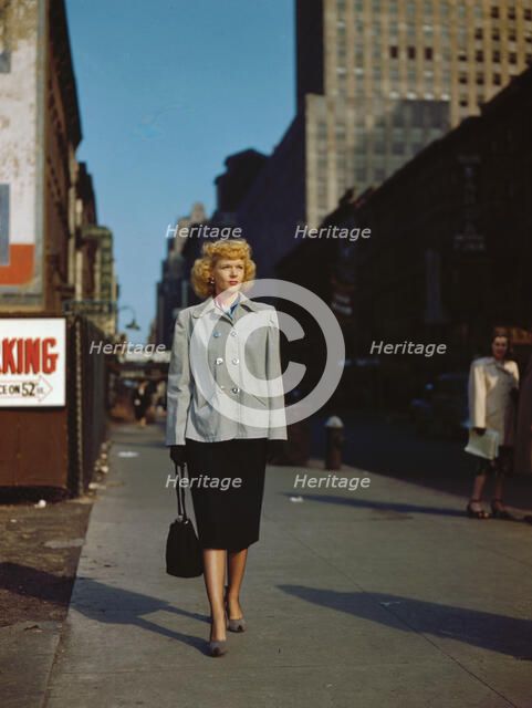 Portrait of Dottie Reid, New York, N.Y., 1946. Creator: William Paul Gottlieb.