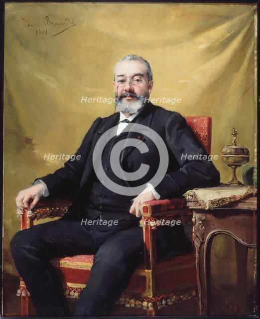 Portrait of Doctor Adrien Proust (1834-1903), father of Marcel Proust, 1891. Creator: Laure Brouardel.