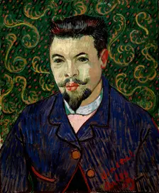 Portrait of Doctor Felix Rey 1889. Artist: Vincent van Gogh