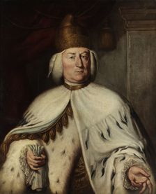 Portrait of Doge Alvise IV Mocenigo (1701-1778), 18th century. Creator: Anon