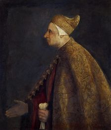 Portrait of Doge Niccolò Marcello, ca 1542. Creator: Titian (1488-1576)
