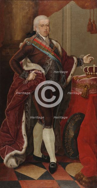 Portrait of Dom John VI (1767-1826), King of Portugal, Brazil and the Algarves. Creator: Anonymous.